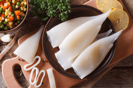 Whole Squid Tube (Cleaned - Fresh Frozen)