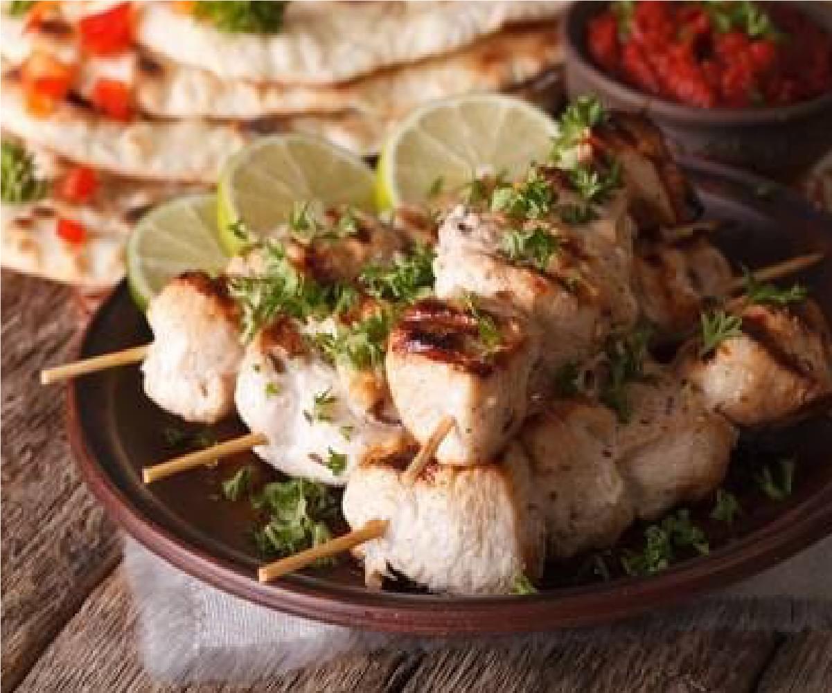 Roasted Chicken Malai Tikka