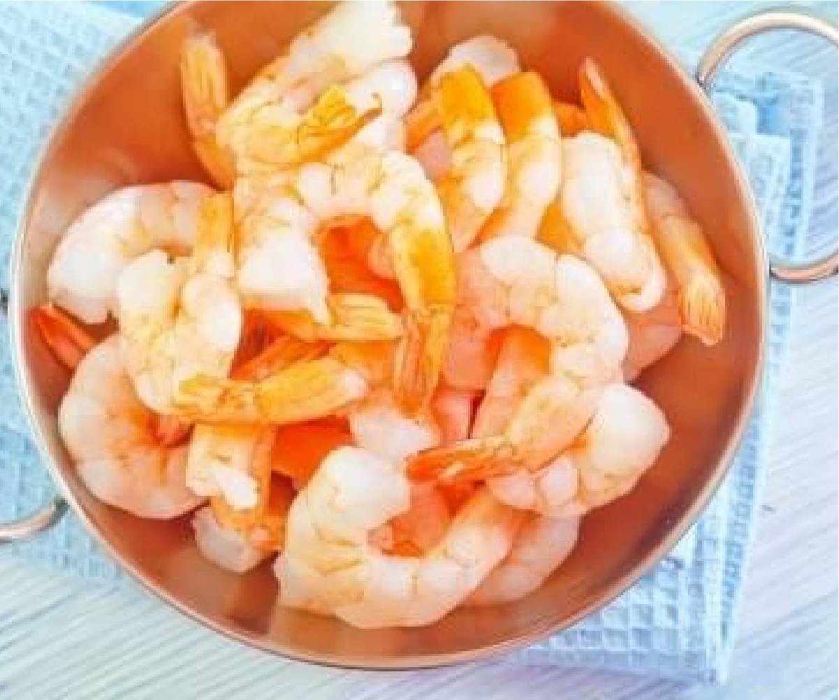 Fresh Scampi Prawns Peeled