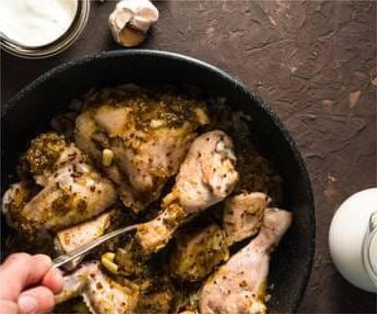 Full Chicken Biryani Cut