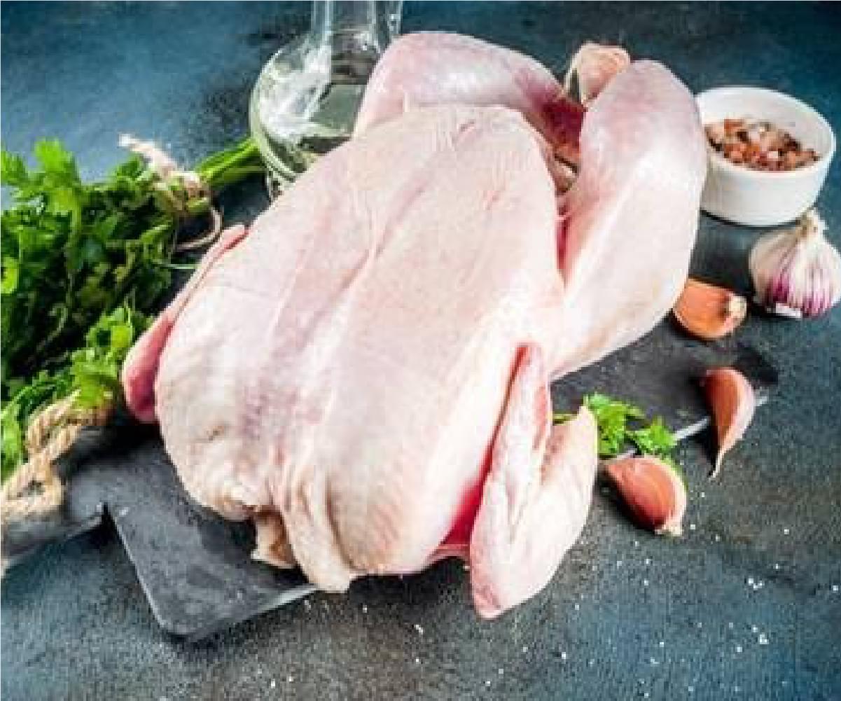 Full Chicken with Skin Uncut