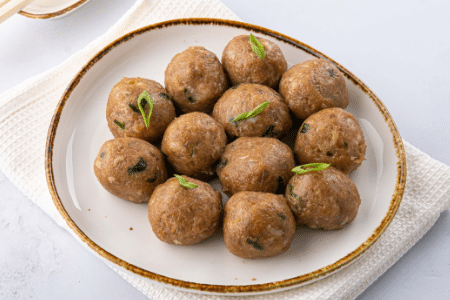 Pork Miso Ginger Meatballs