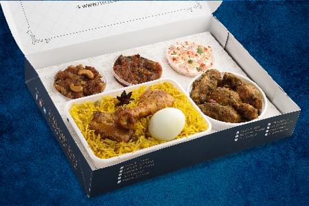 Chicken Biryani & Choice of Starter
