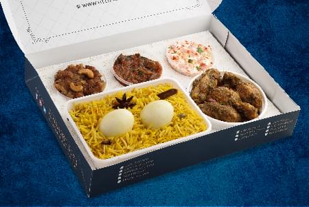 Egg Biryani & Choice of Starter