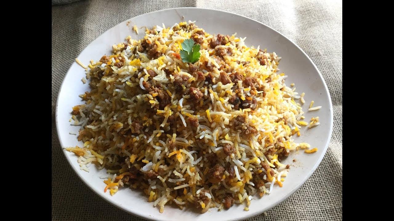 Mutton Keema Biryani