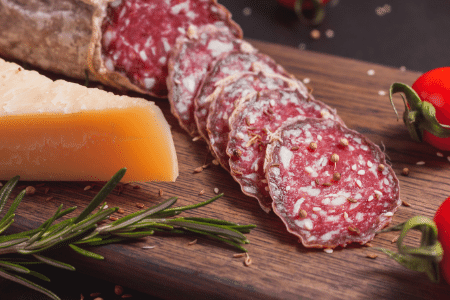 Mini Salami Roll with Cheese