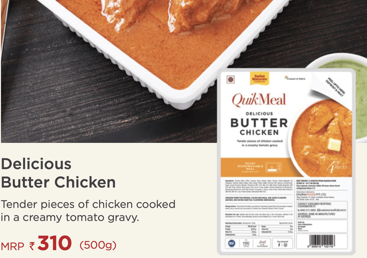 SN Butter Chicken