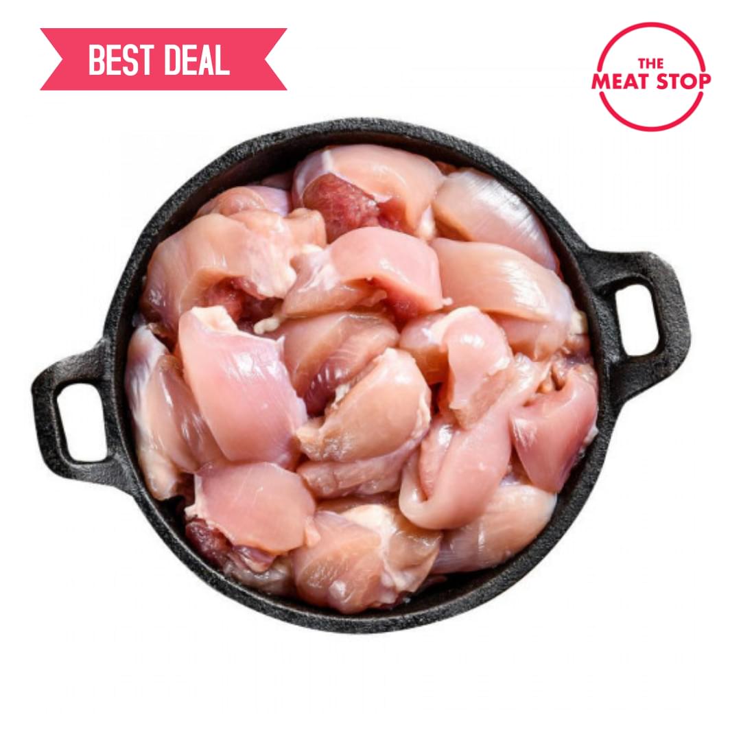 Tender Chicken W/O Skin Small cut ( Best Deal)