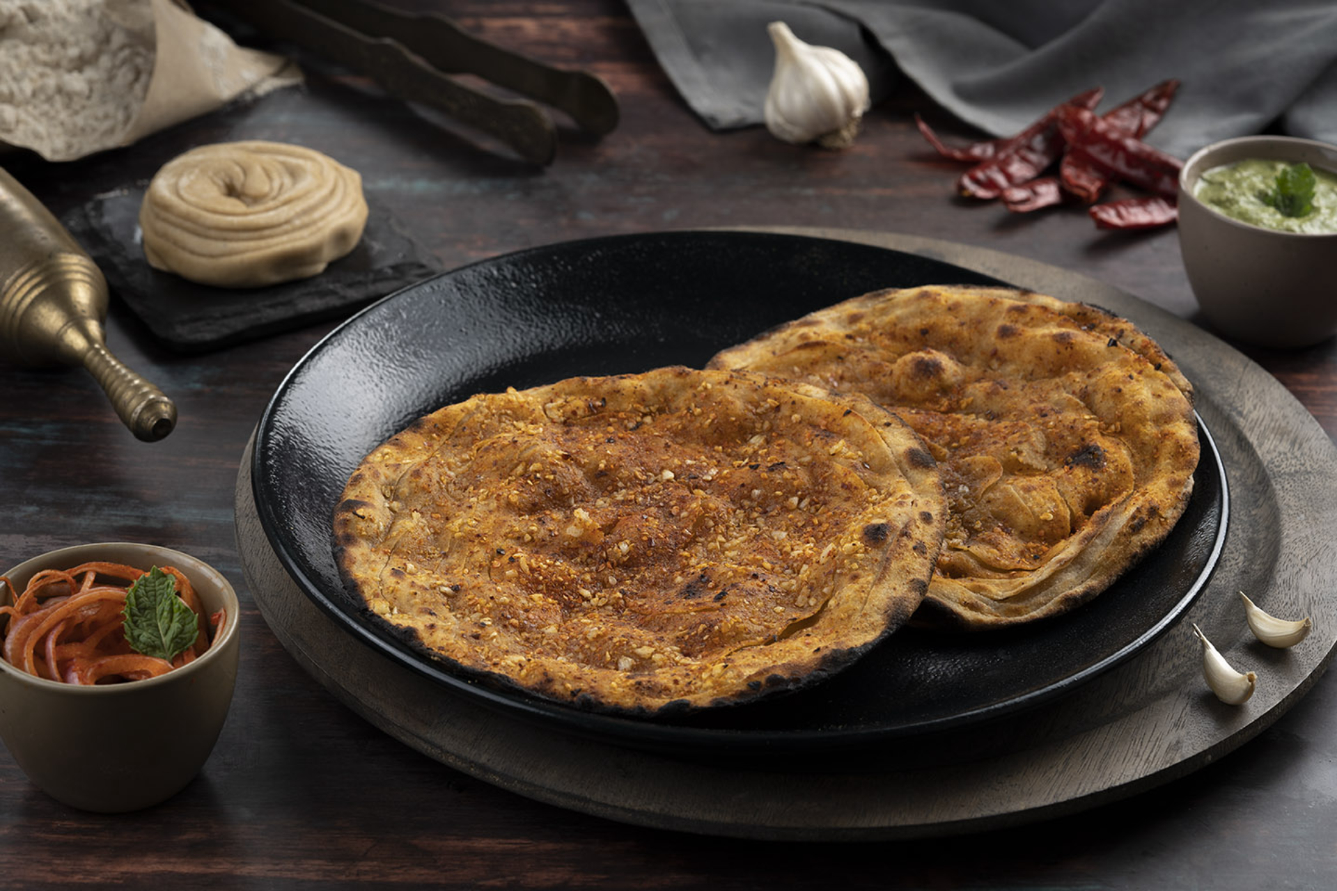 Garlic & Red Chilli Parantha