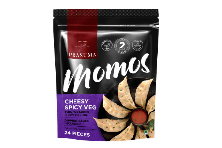 Cheesy Spicy Veg Momos (Party Pack)