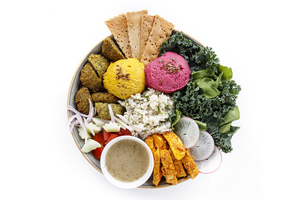 Mezze Bowl (Low Cal and Vitamin E)