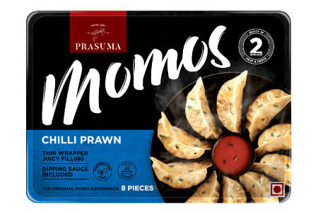 Chilli Prawn Momos