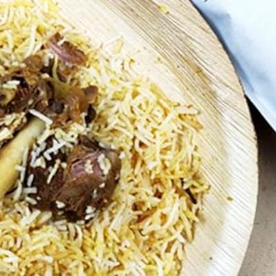Rozana Gosht Biryani For One (Kolkata Style)