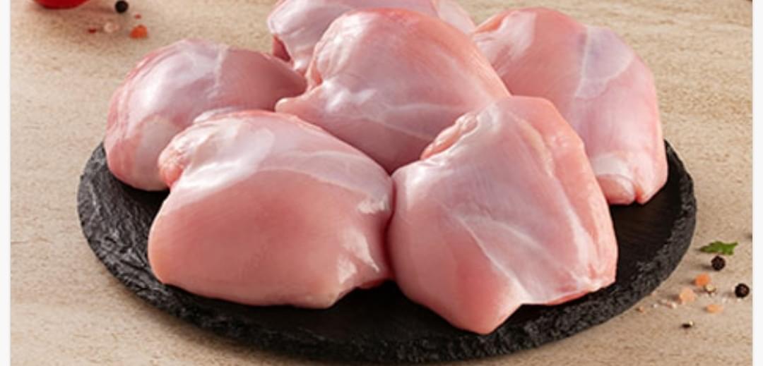 Chicken Thigh Boneless (Cut Pieces) - 1 Kg