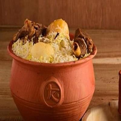 Handi Gosht Biryani (Kolkata Style)