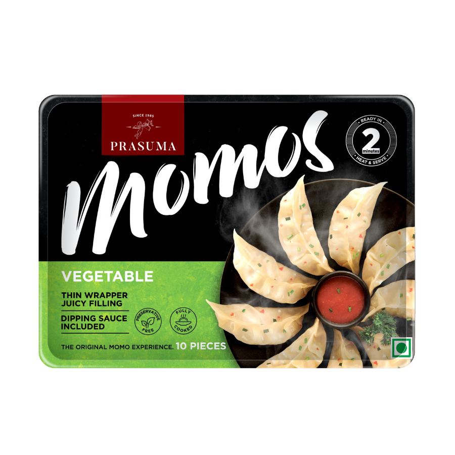 Prasuma Momos - Vegetable (Frozen) 10Pcs