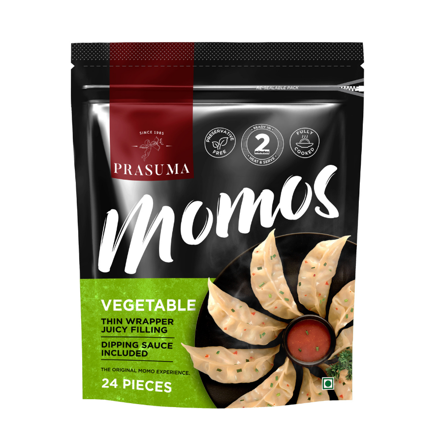 Prasuma Momos - Vegetable (Frozen) 24Pcs