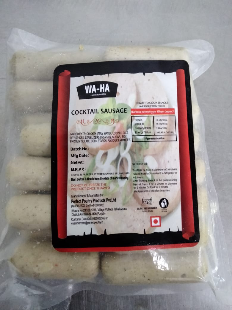 WA-HA Chicken Cocktail Sausage (500g)