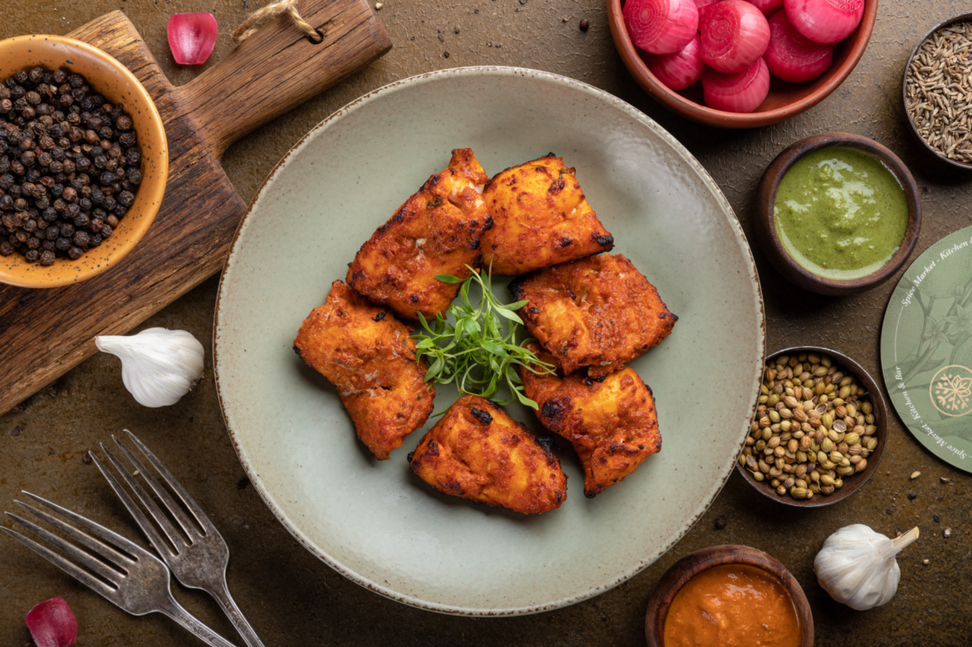 Fish Tikka Kebab