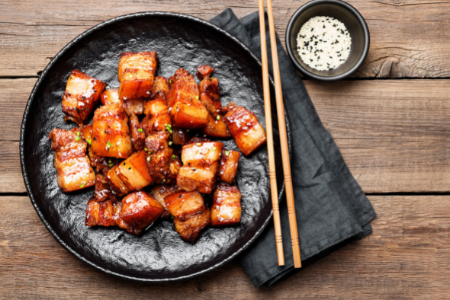 Sweet N Sour Pork Belly Cubes