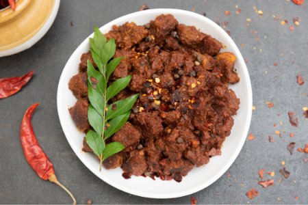 Mutton Sukha Chettinad