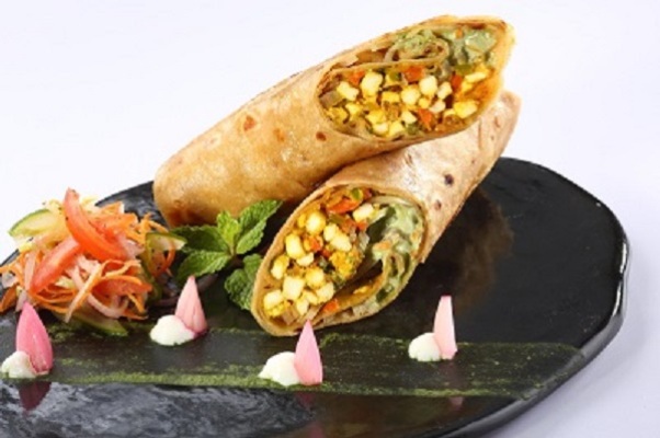 Paneer Burji Wrap