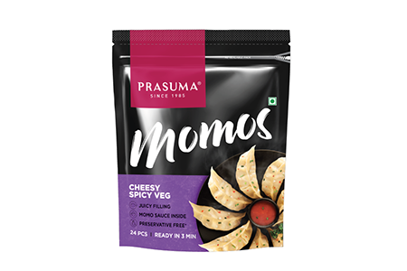 Cheesy Spicy Veg Momos (Party Pack)