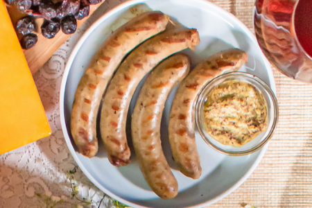 Artichoke and Feta Chicken Sausage