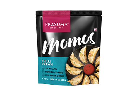 Chilli Prawn Momos