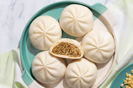 Chicken Keema Bao Buns