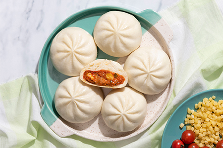 Veg Pizza Bao Buns
