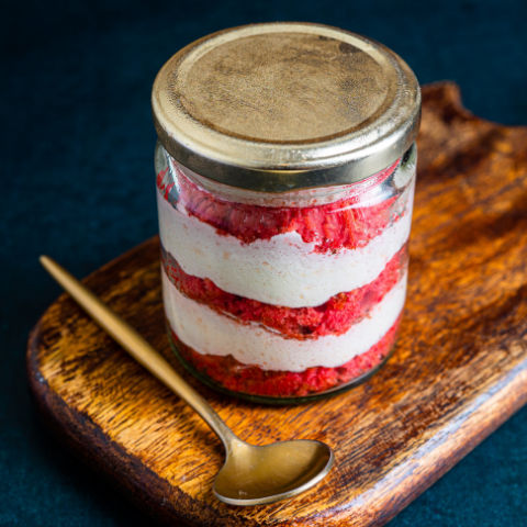Red Velvet Cake Jar