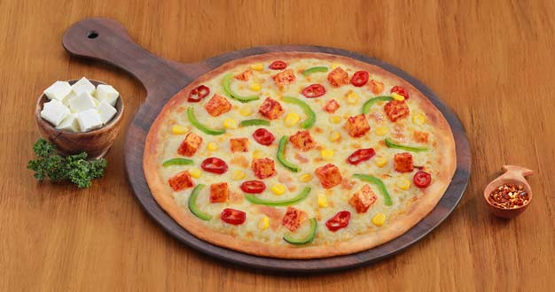 Peri-Peri Paneer Cheese Burst Pizza [10" Large]