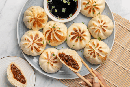 BBQ Chicken Bao Buns