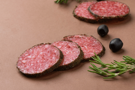 Mini Salami Roll with Herbs