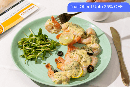 Prawn in Lemon Beurre Blanc (Butter Sauce)