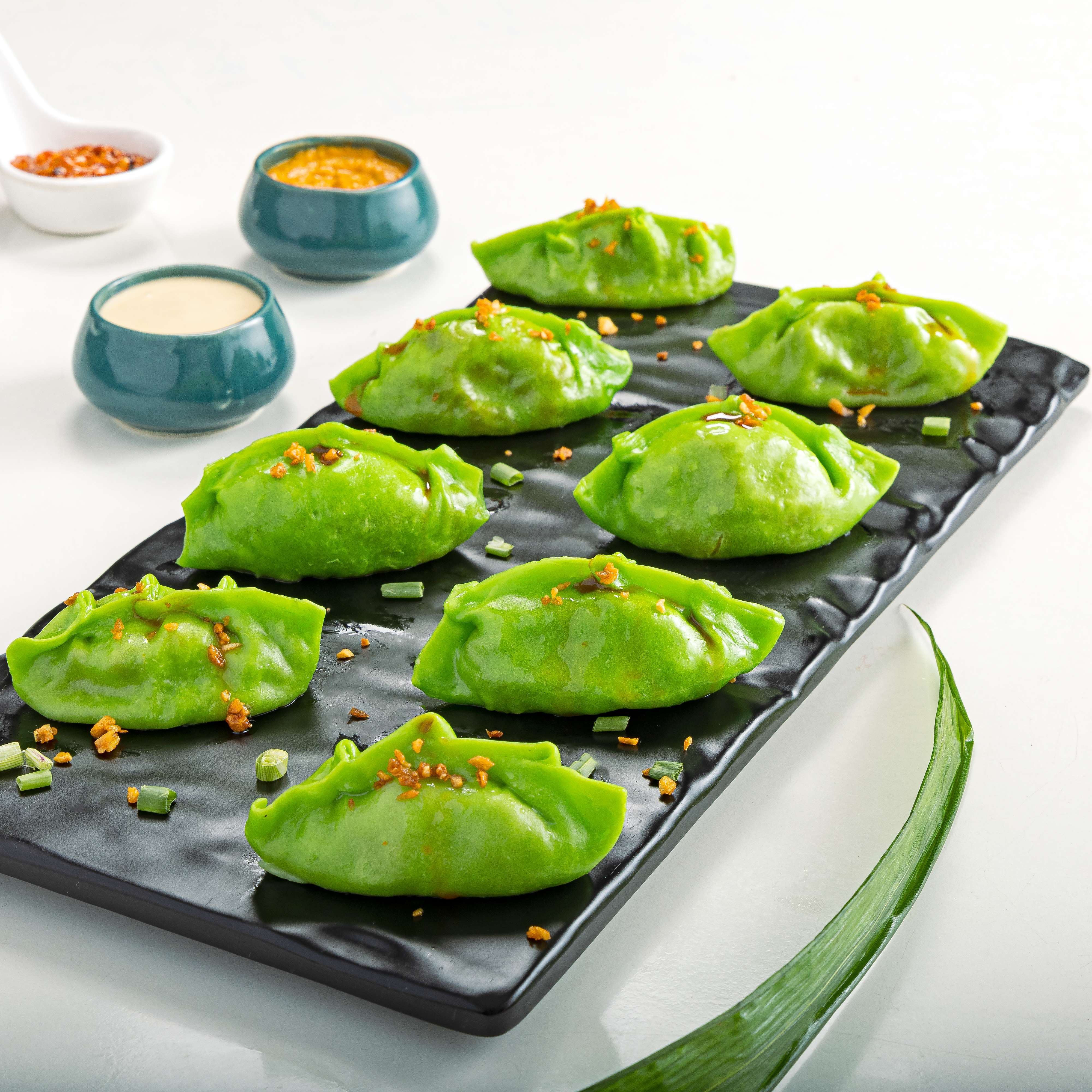 Exotic veg momos - 8 large pc