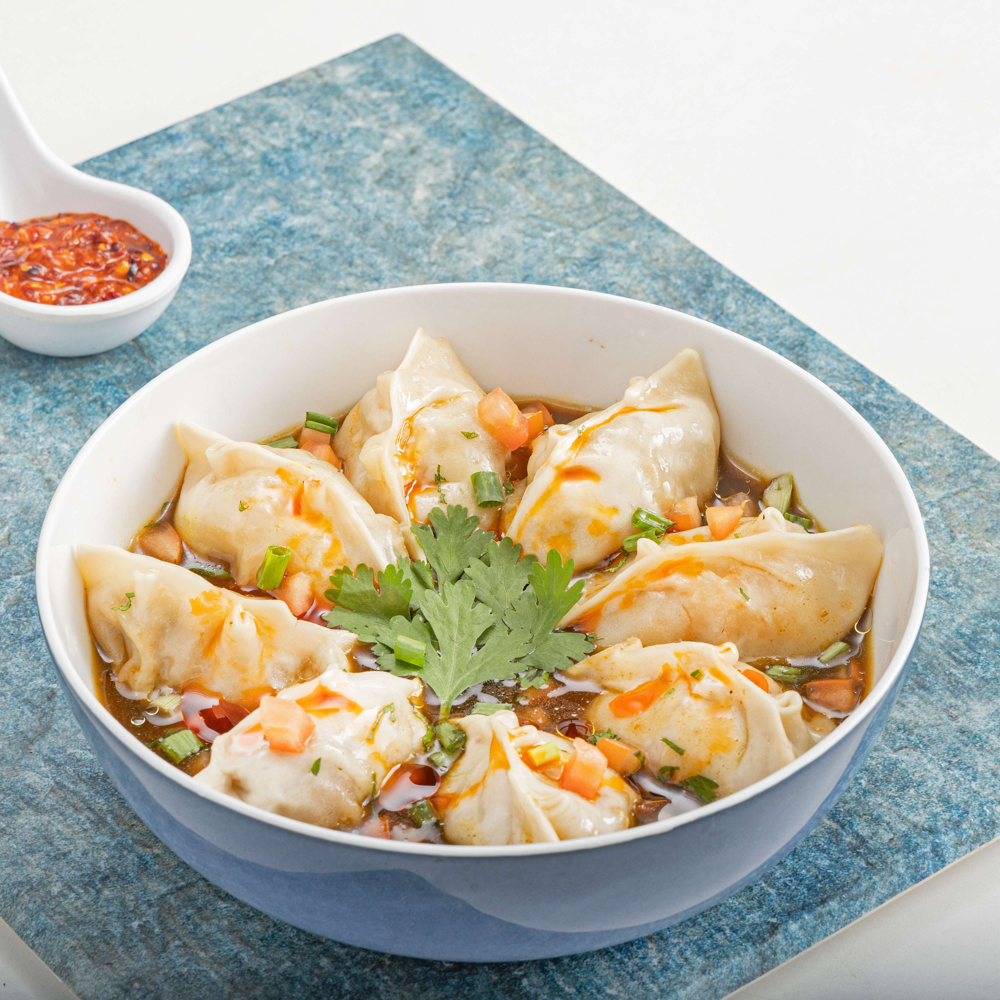 Chicken dumplings with kare broth - 16 large pc