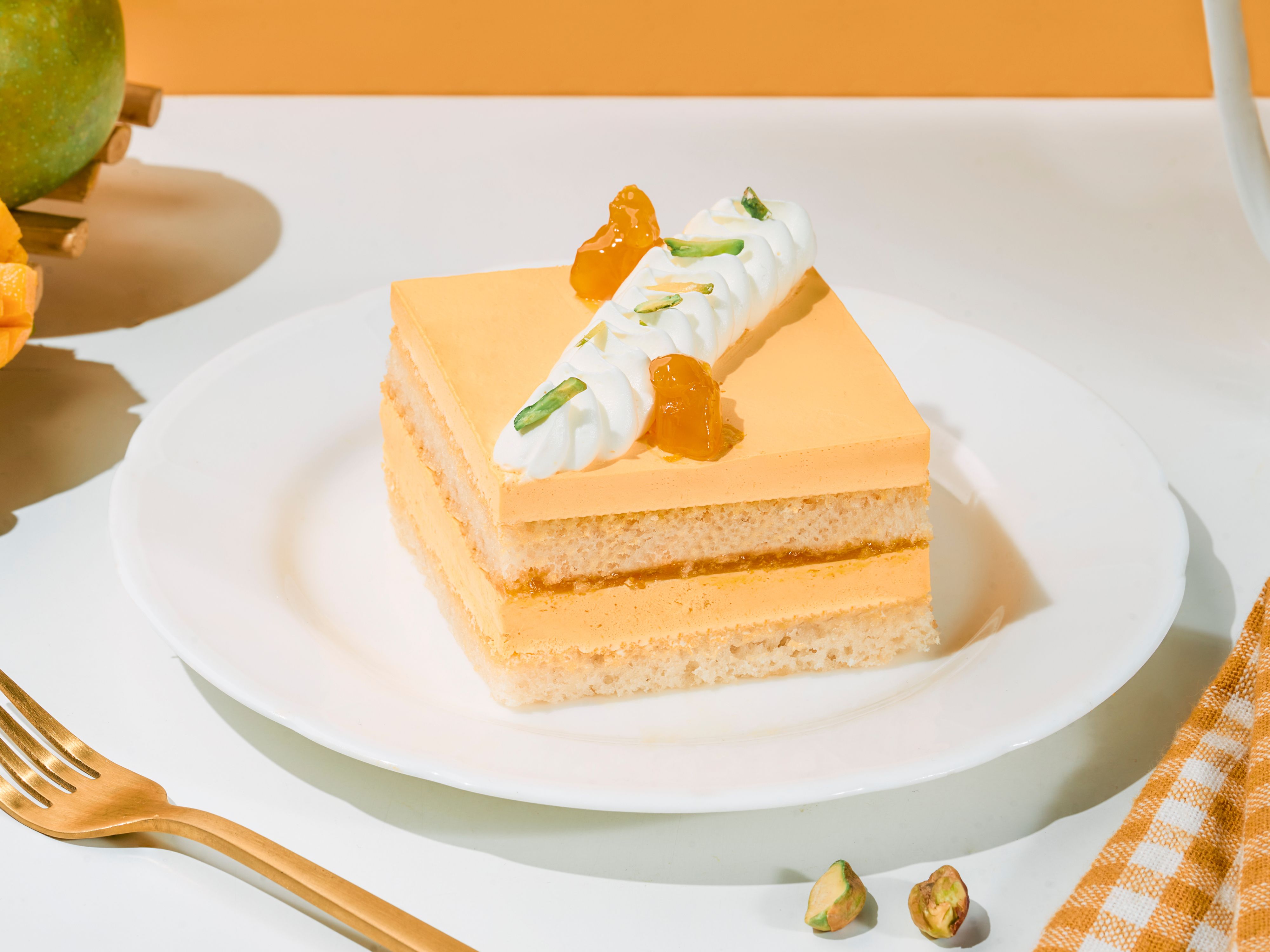 Mango fruit pastry