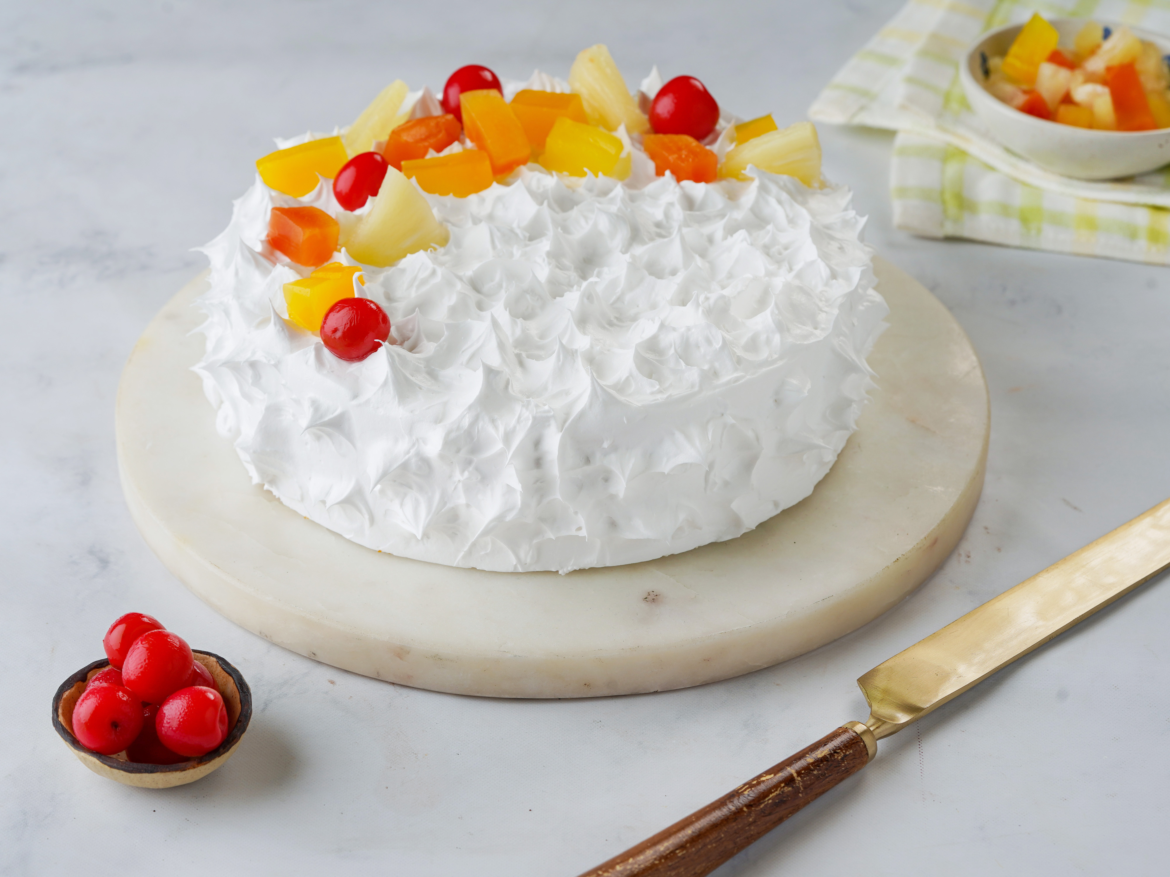 Fruit eggless cake