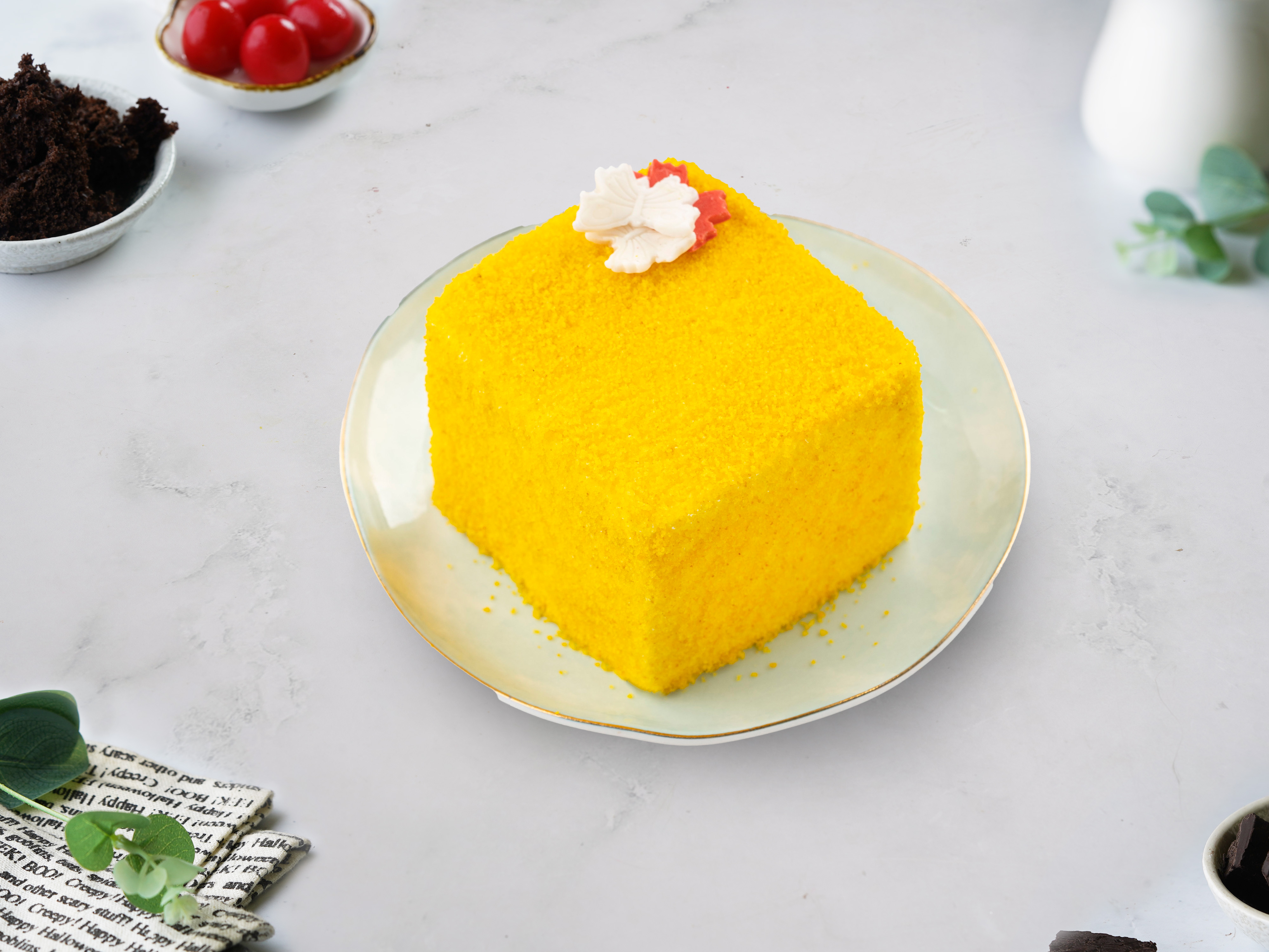 Butterscotch bento cake
