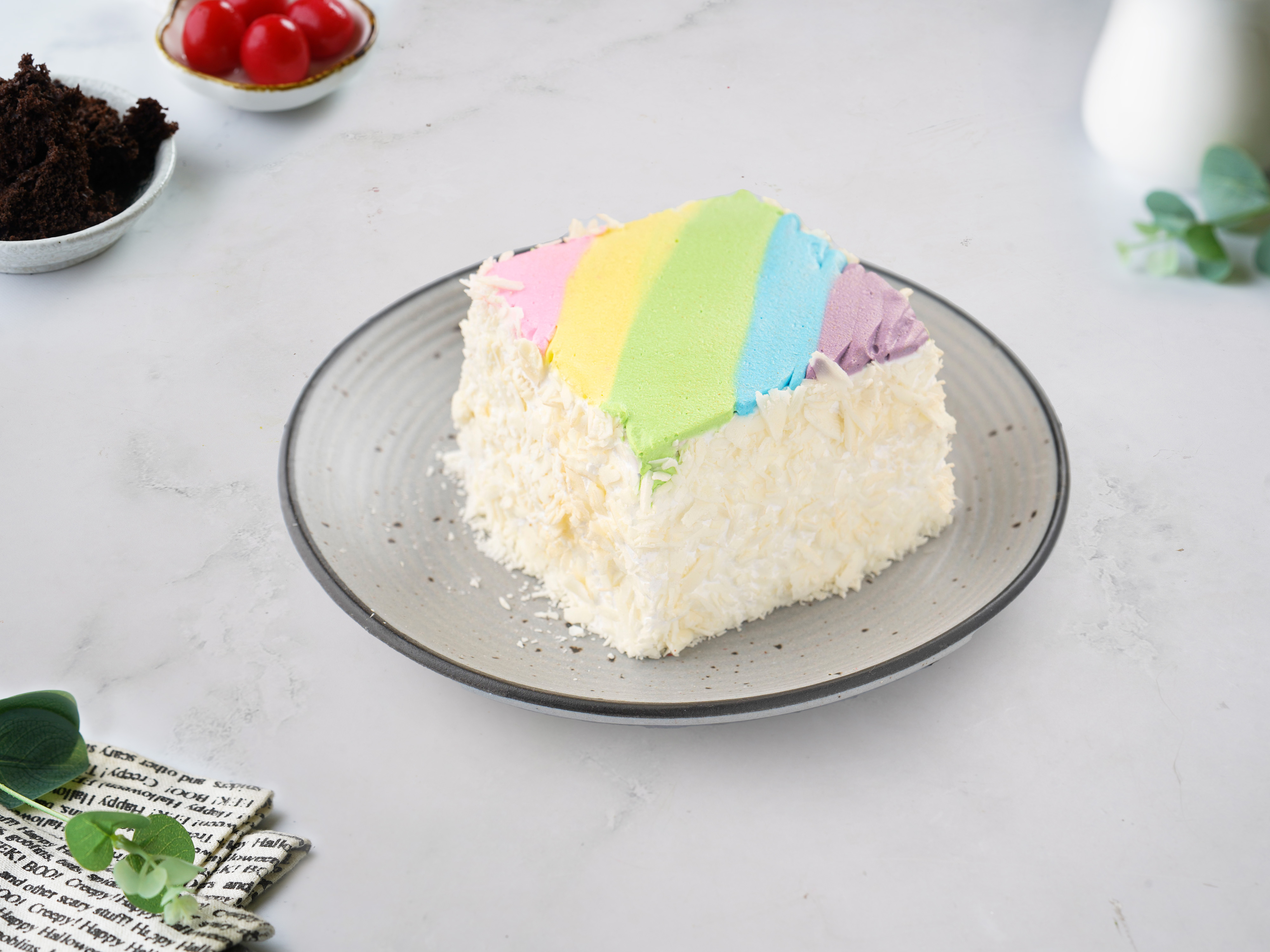 Vanilla pineapple bento cake