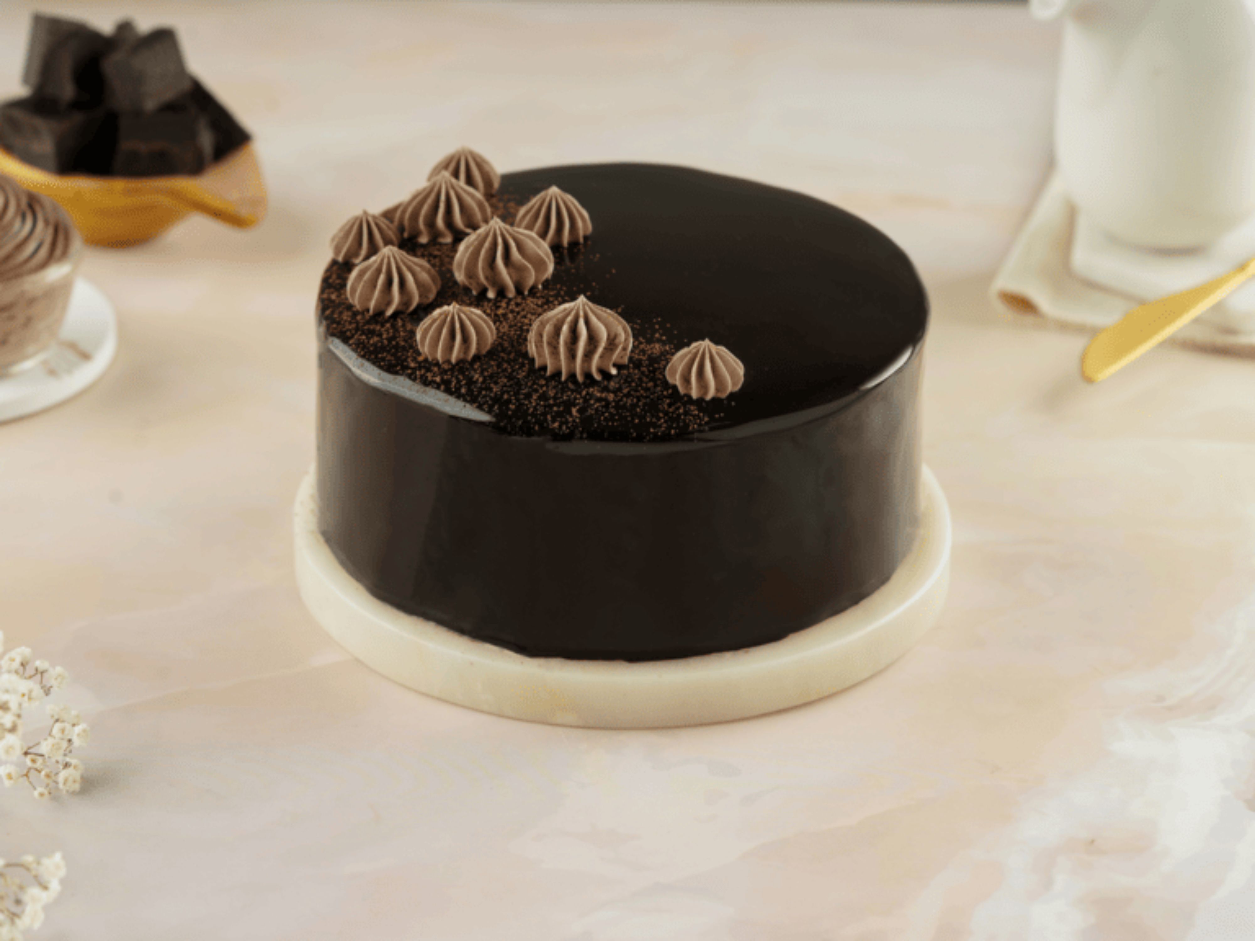 Chocolate eggless cake