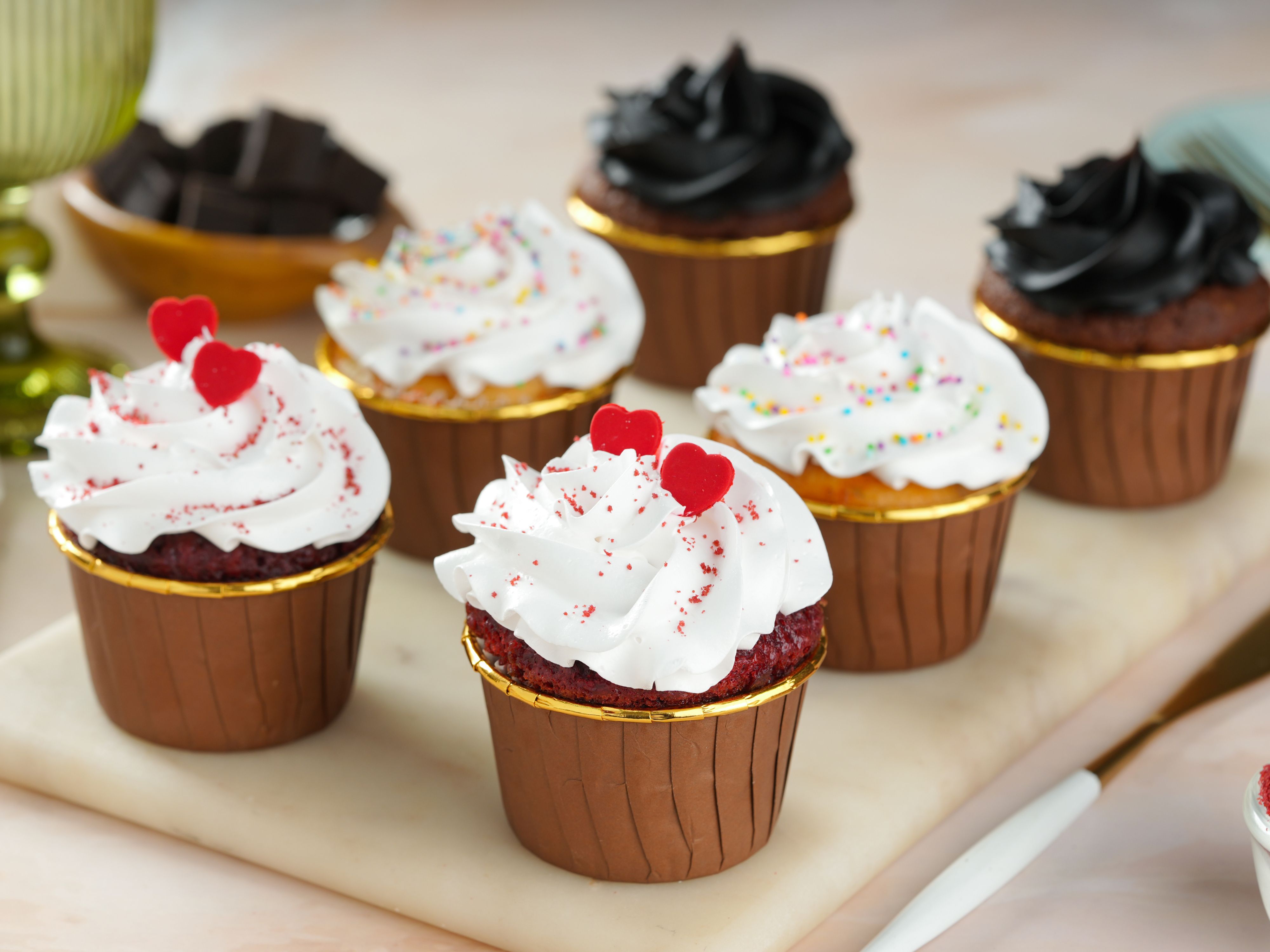 Assorted cupcakes - 6 pc