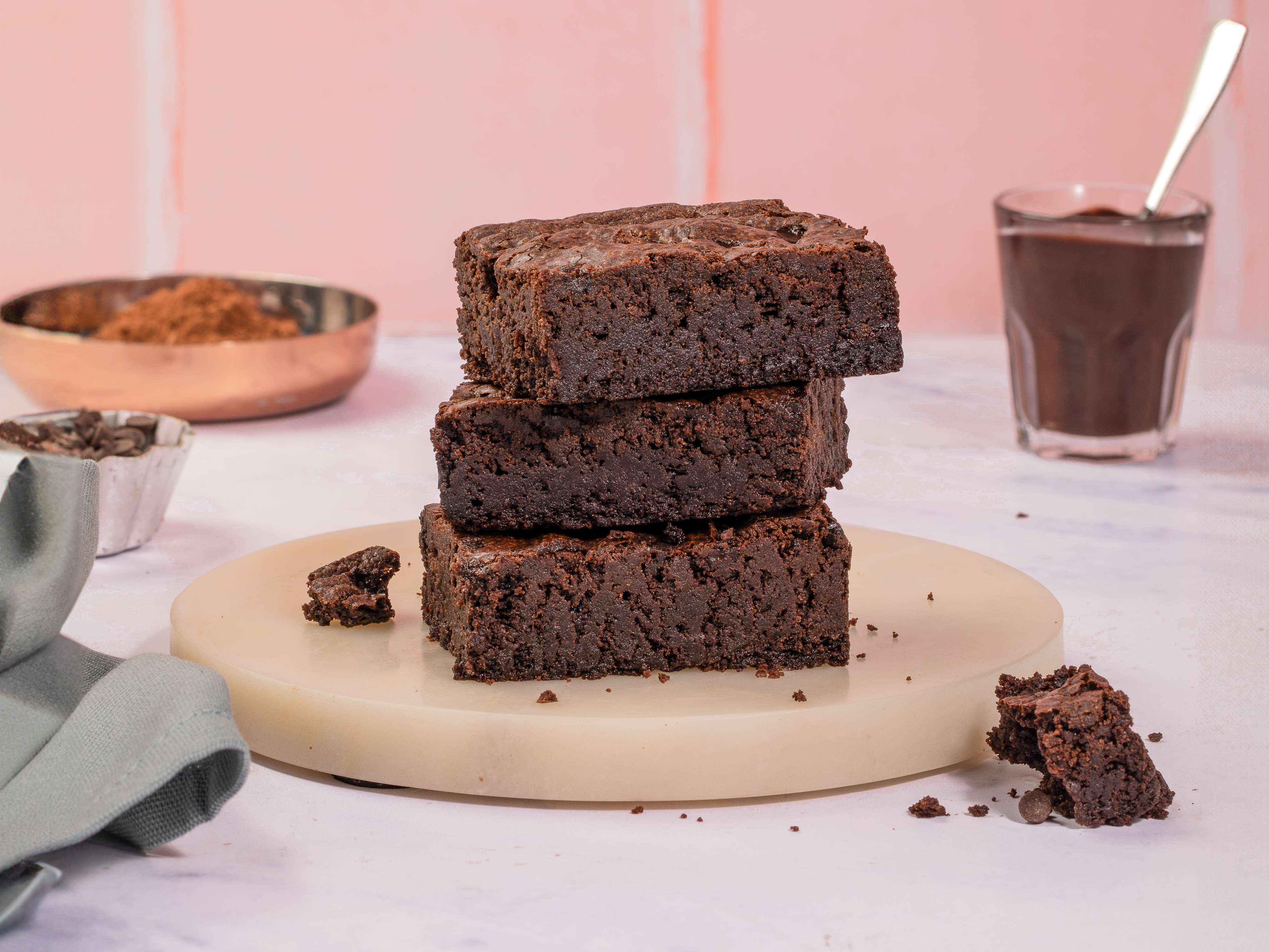 Choco chip brownie - 1pc