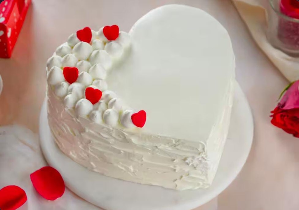 Premium red velvet anniversary cake