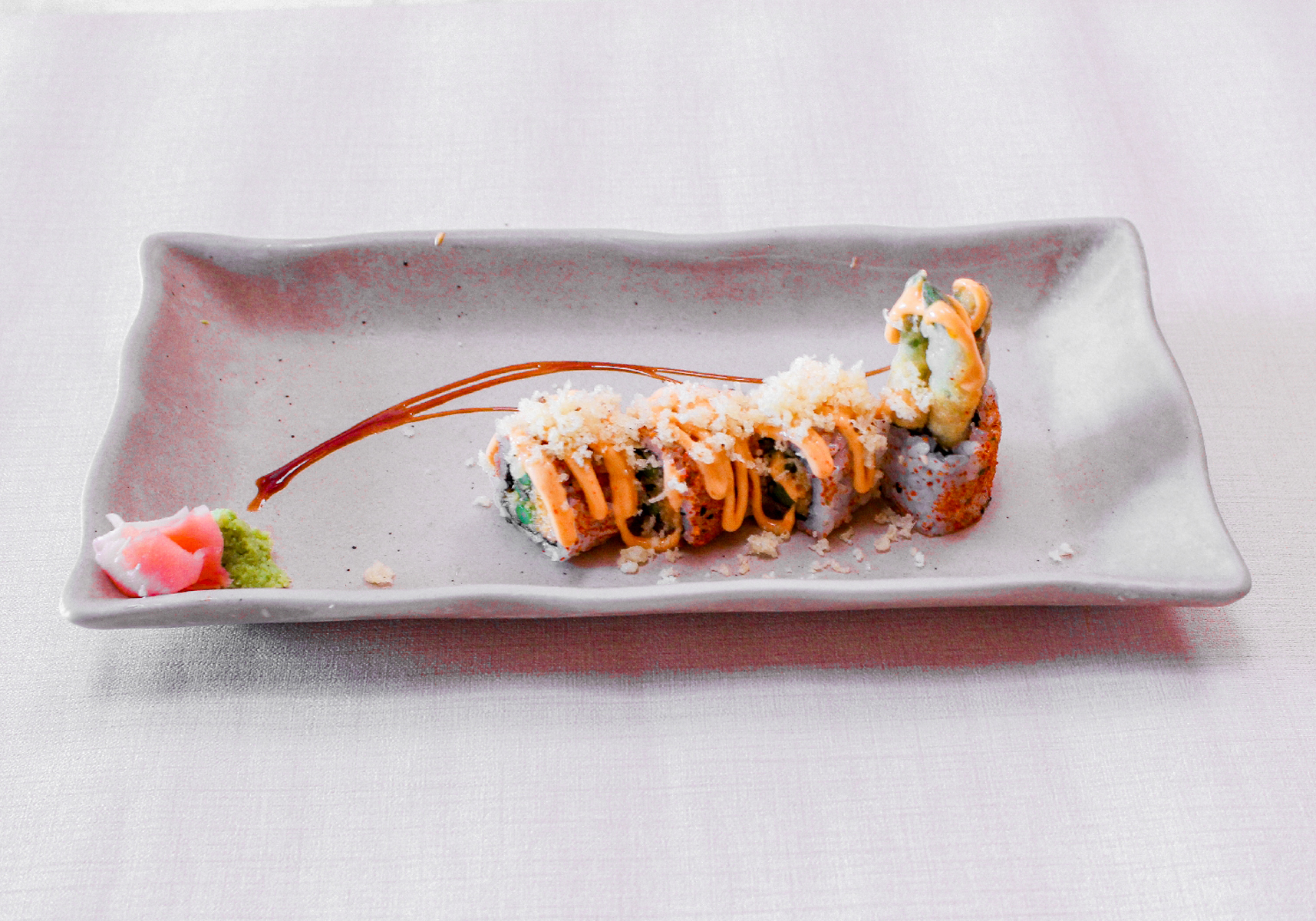 Gong Asparagus Tempura Rolls Portion