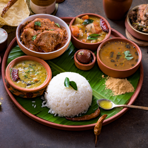 Andhra non-veg meals (for 1)