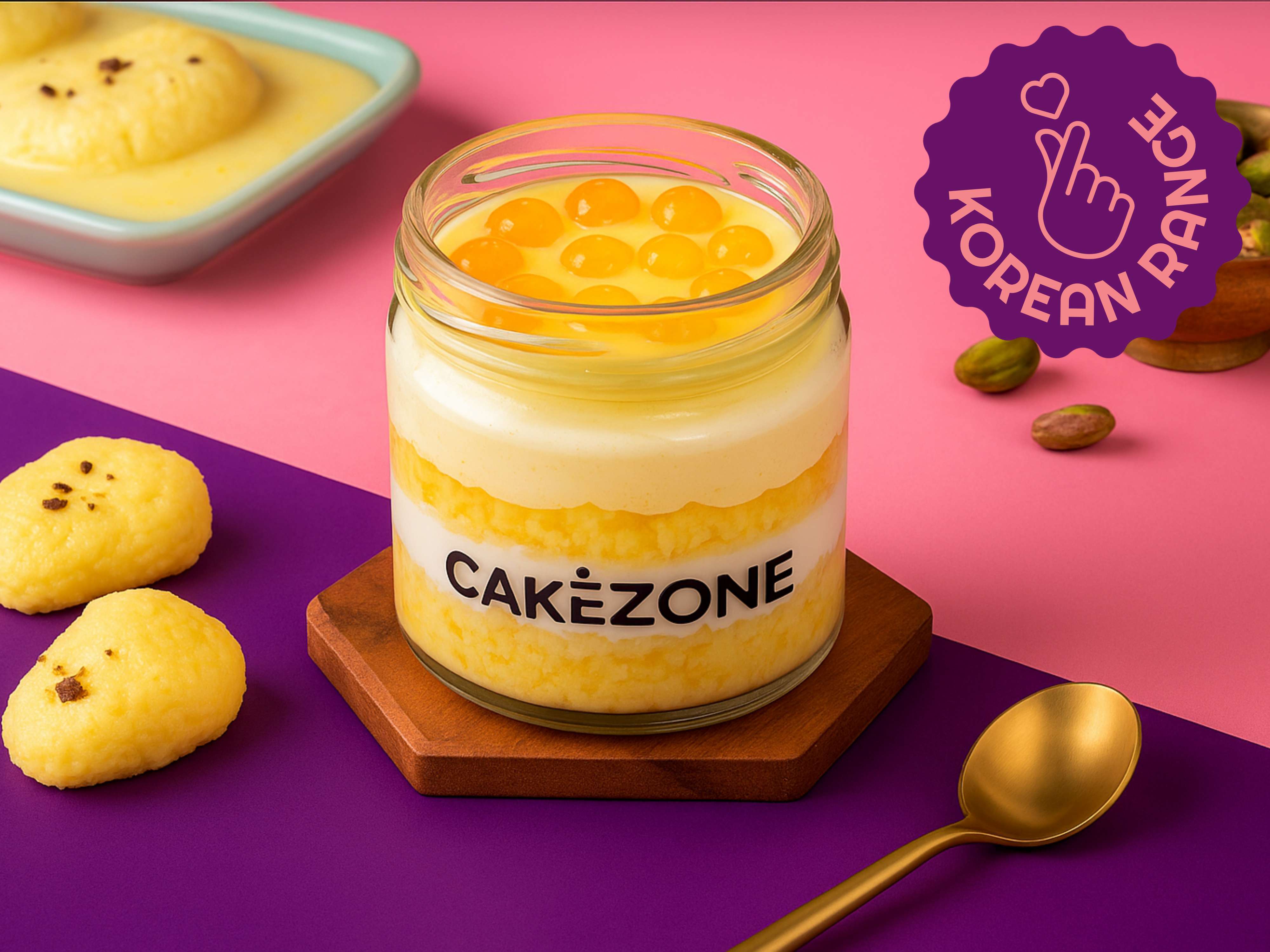 Rasmalai twist boba jar cake