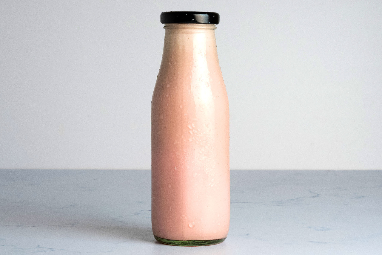 Rose milkshake